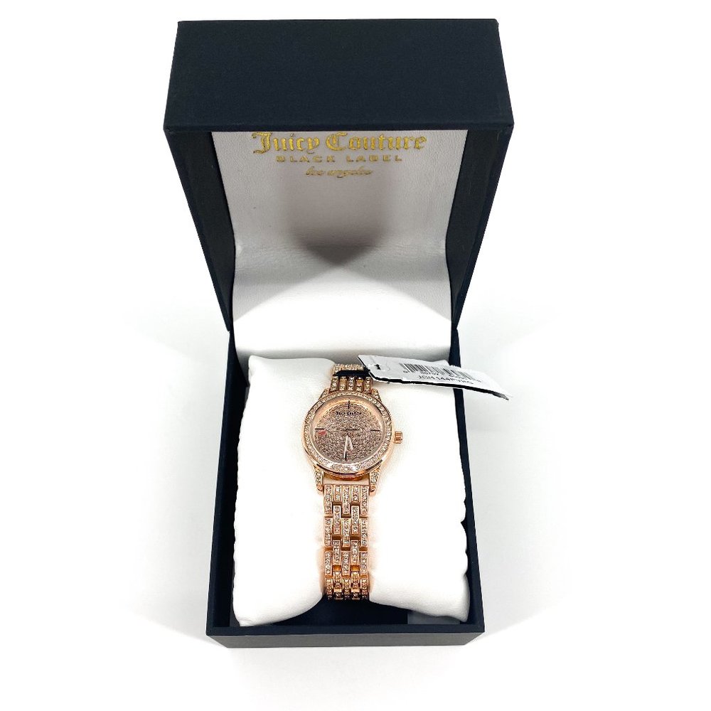 JUICY COUTURE Black Label Rose Gold Bracelet Watch